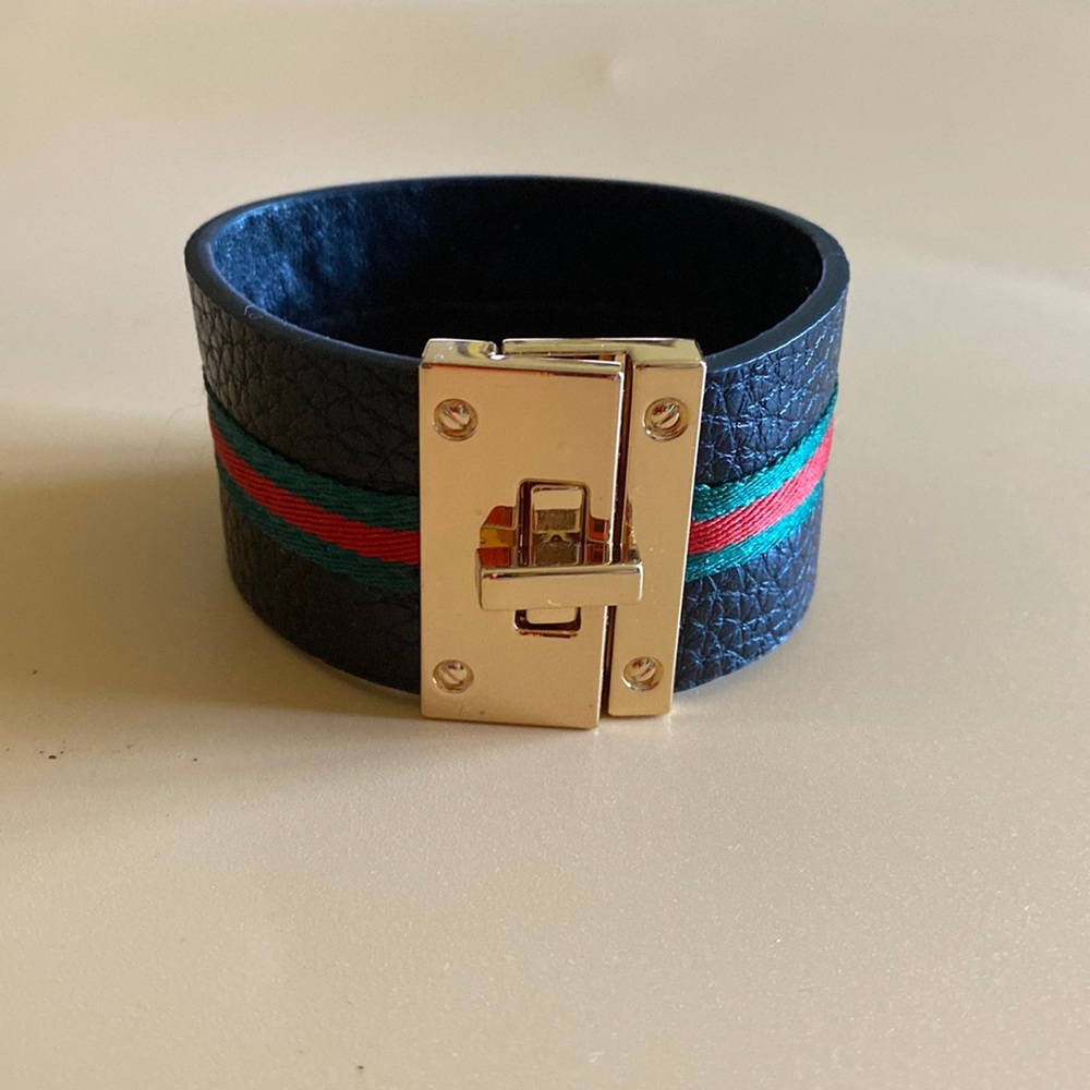 Upcycled gucci bracelet